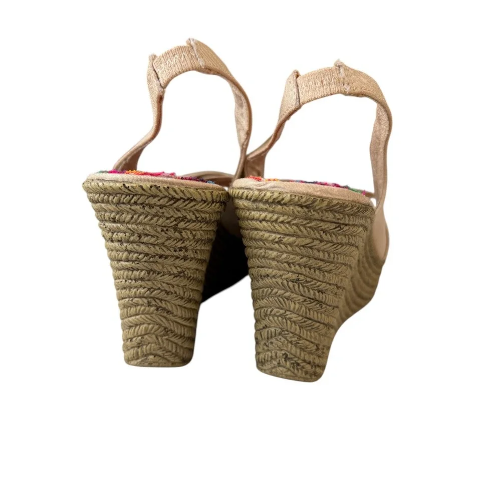 Rock Candy Platform Wedge Sandals Size 9 Boho Coastal Festival Summer‎